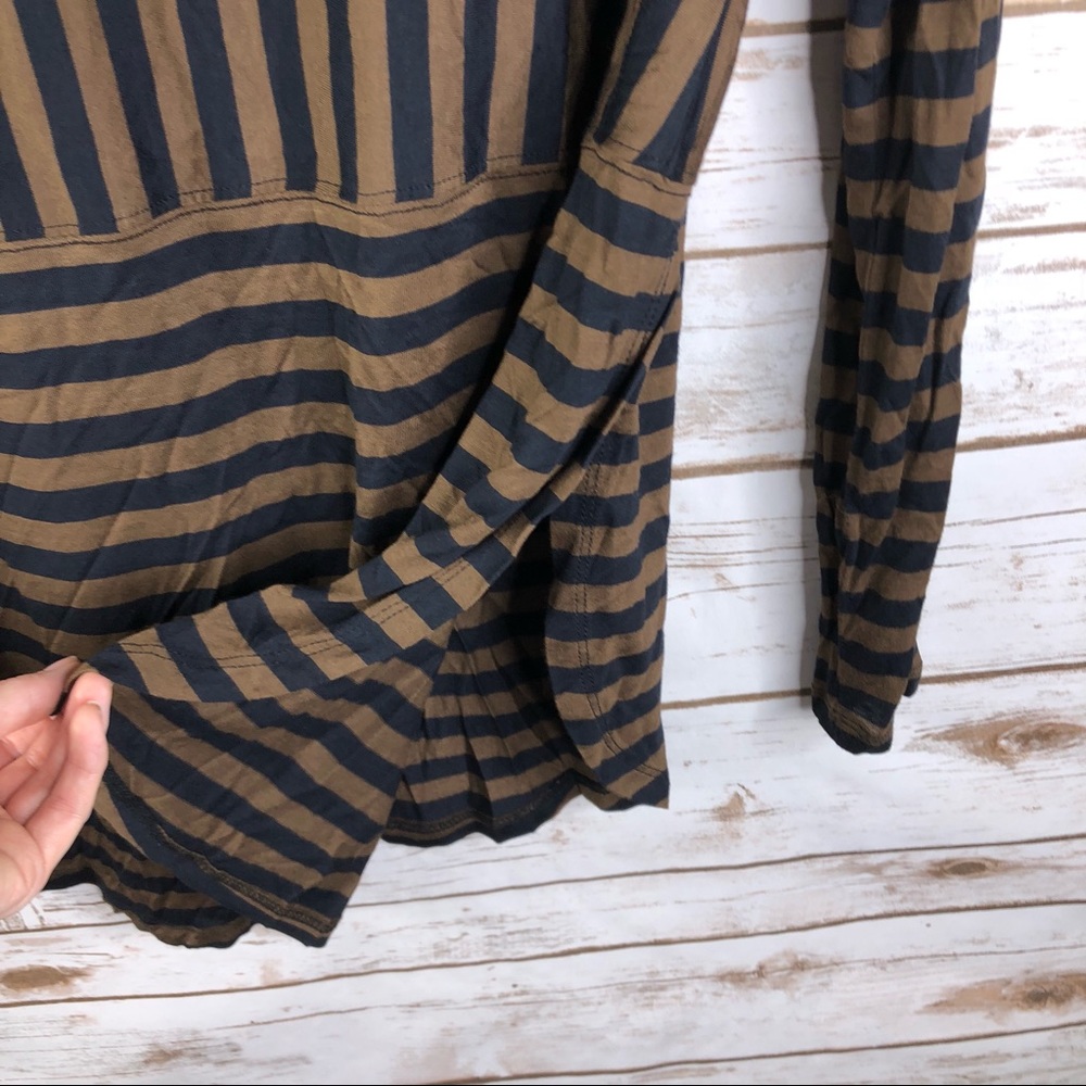Madewell Anthem stripe oversized split sides top - Picture 8 of 8
